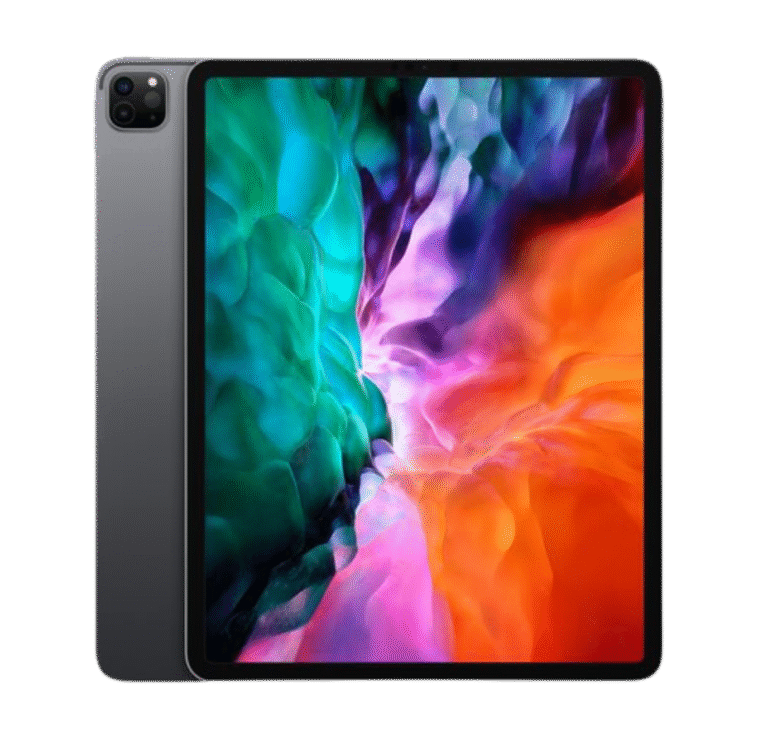 Tablette posée sur un bureau, représentant les services de dépannage et d'optimisation offerts par Teclab à Tassin et Craponne.