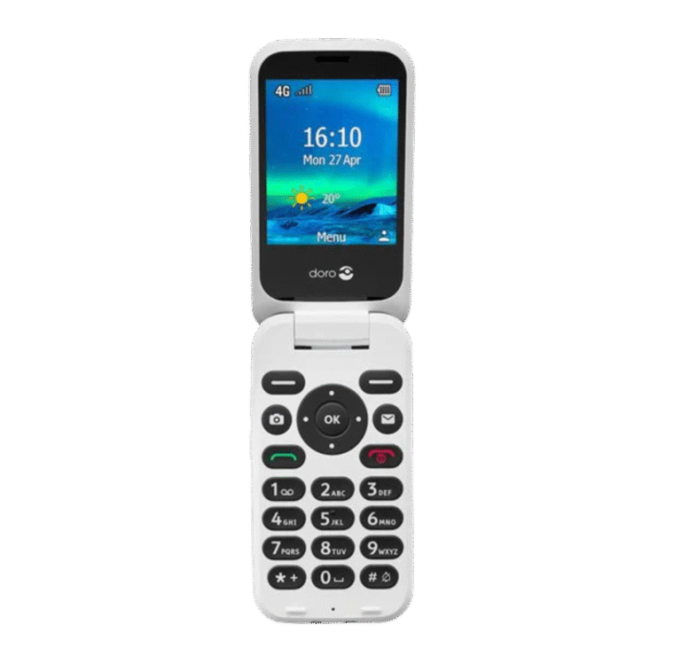 Téléphone Doro, un appareil simple et fiable, disponible à la vente chez Teclab.